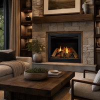 Majestic Meridian 42" Direct Vent Gas Fireplace — lifestyle