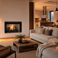 Majestic Reveal 36" Open Hearth B-Vent Gas Fireplace with IntelliFire - Model RBV4236IT — lifestyle