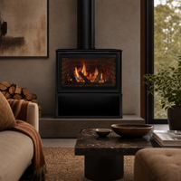 Majestic Ruby 30" Direct Vent Freestanding Gas Stove — lifestyle