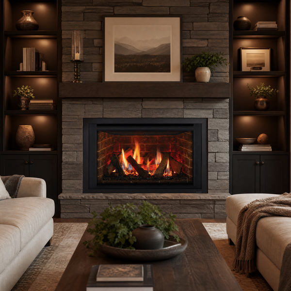 Majestic Ruby 25" Direct Vent Gas Fireplace Insert — lifestyle