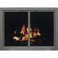 Mesh Masonry & Prefab Fireplace Doors from Essentials line, custom made, high quality, budget-friendly, made in USA with 5-year warranty