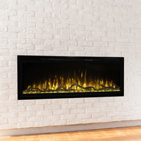 Modern Flames 60 inch Spectrum Slimline Wall Mount electric fireplace with Hybrid-FX flame technology and remote control