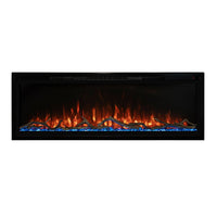 Modern Flames 60" Spectrum Slimline Wall Mount/Built-In Electric Fireplace - SPS-60B - ExceptionalFire