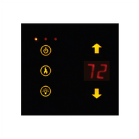 Modern Flames Ambiance 80'' Wall Mount Electric Fireplace - Model AL80CLX2-G - ExceptionalFire