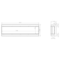 Modern Flames Landscape Pro Multi 80-Inch Three-Sided Electric Fireplace - Model LPM-8016-WMC - ExceptionalFire