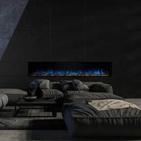 Modern Flames Orion Slim 76-Inch Three-Sided Built-In Electric Fireplace - Model OR76-SLIM - ExceptionalFire