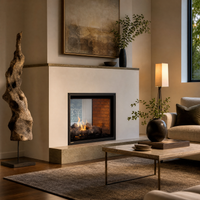 Montigo Divine 42" See-Through Direct Vent Gas Fireplace - Model H42FSD — lifestyle