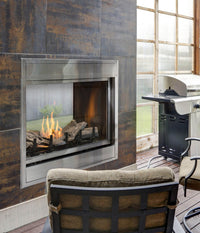 Montigo Divine 38" See-Through Outdoor Vent-Free Gas Fireplace - Model H38SVO