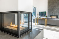 Montigo Divine Pier 38" Peninsula Direct Vent Gas Fireplace - Model H38DFPFC