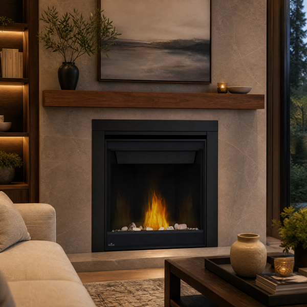 Napoleon Ascent 30" Direct Vent Gas Fireplace - Model B30NTRE-1 — lifestyle