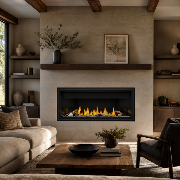 Napoleon Ascent 46" Direct Vent Linear Gas Fireplace — lifestyle
