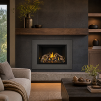 Napoleon Oakville X4 34" Direct Vent Gas Fireplace Insert — lifestyle