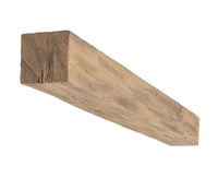 New River Weathered Beam Non-Combustible Mantel Shelf WHEAT Finish - ExceptionalFire