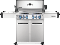 Napoleon Prestige 500 RSIB Freestanding Gas Grill with Infrared Side & Rear Burners - Stainless Steel