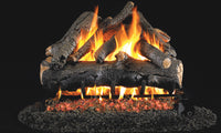 30" American Oak Vented Gas Log Set | Real Fyre