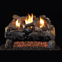 16" Evening Fyre Charred ST Ventless Gas Log Set | Real Fyre