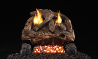 16" Evening Fyre Split Ventless Refractory Gas Log Set | Real Fyre