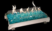 18" Contemporary See-Through Ventless Fire Glass Set | Real Fyre