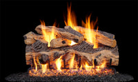 30" Gnarled Split Oak Outdoor Vented Gas Log Set | Real Fyre