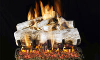 18" Mountain Birch Outdoor Vented Gas Log Set | Real Fyre