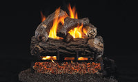 18" Golden Oak Designer Plus Outdoor Vented Gas Log Set | Real Fyre