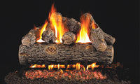 18" Golden Oak Outdoor Vented Gas Log Set | Real Fyre