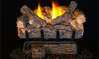 16" Valley Oak Ventless Refractory Gas Log Set | Real Fyre