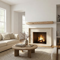 Smokehouse Non-Combustible Concrete Mantel Shelf Pale Honey Finish