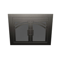 Camden Natural Iron Masonry Fireplace Door | Standard