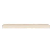 Flat Sawn Non-Combustible Concrete Mantel Shelf Pale Honey Finish