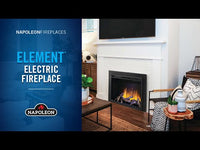 Napoleon Element™ 36 Built-in Electric Fireplace - Model NEFB36H-BS-1