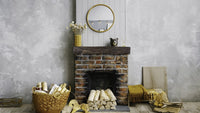 Rickhouse Non-Combustible Concrete Mantel Shelf Maduro Finish - ExceptionalFire