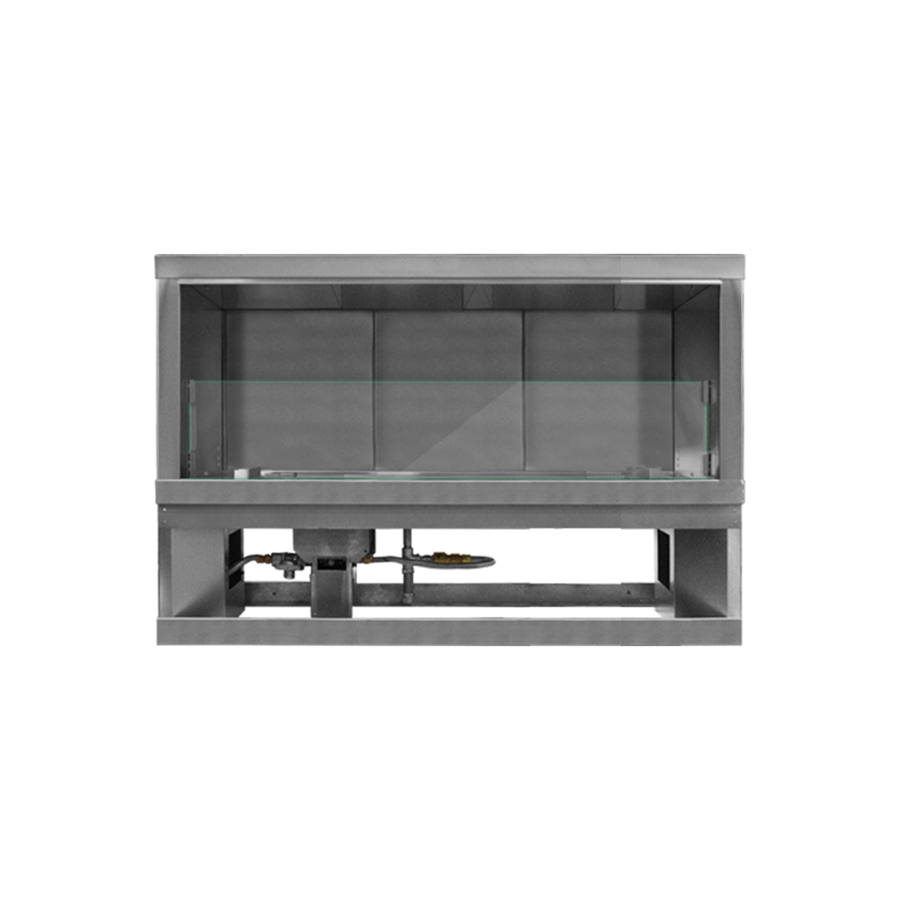 Firegear Kalea Bay 48-Inch Outdoor Gas Fireplace — Battery Ignition