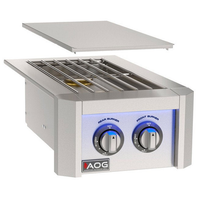 American Outdoor Grill Built-In Double Side Burner - 25,000 BTU Natural Gas