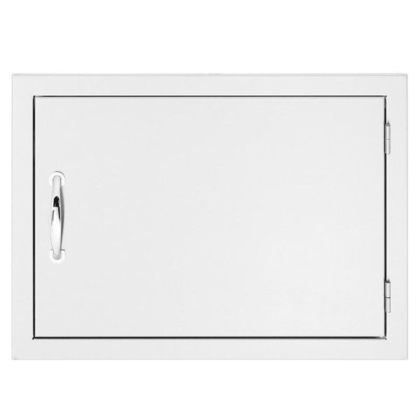 Summerset 27" Horizontal Door masonry frame made of 304 stainless steel with magnetic latch for outdoor kitchen storage
