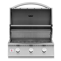 Summerset Sizzler Built-In Gas Grill 26-inch stainless steel with built-in gauge and 550 sq. in. cooking surface