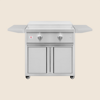 Summerset 30-Inch Stainless Steel Cart for Pro Series 30-Inch Gas Griddle