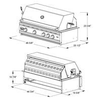 Summerset TRL Deluxe Built-In Gas Grill - 44" - ExceptionalFire