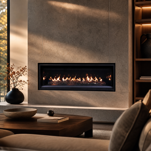 Superior DRL2000 45" Linear Direct Vent Gas Fireplace - Model DRL2045 — lifestyle