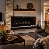Superior DRL4000 48" Direct Vent Linear Gas Fireplace — lifestyle
