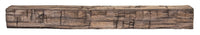 Tavern Timbered Beam Non-Combustible Mantel Shelf RIVER ROCK Finish - ExceptionalFire