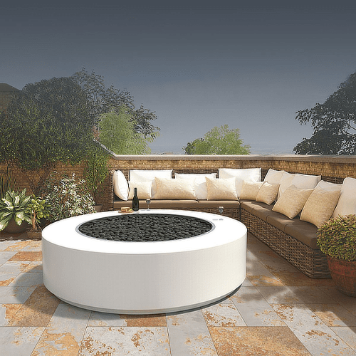 Unity Powder Coat steel fire pit with durable finish and modern design