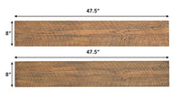 Wall Board Kit 6Pc Honey Roast Finish - ExceptionalFire