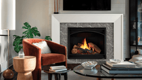 Heat & Glo 6KL 36 Direct Vent Traditional Gas Fireplace (Liquid Propane, Tranquil Greige Herringbone Interior) | Model 6KL-LP-TG