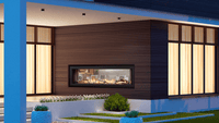 Heat & Glo Primo II 72 See-Through Direct Vent Linear Gas Fireplace | Model PRIMO-II-72ST