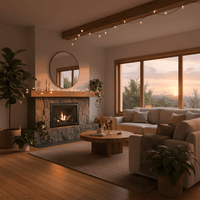 Heat & Glo SlimLine 5X 32" Direct Vent Gas Fireplace (Liquid Propane, Black Glass Interior) | Model SL-5XLP-IFT-G