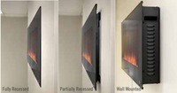 Napoleon NEFL32FH Linear Wall Mount Electric Fireplace, 32" - ExceptionalFire