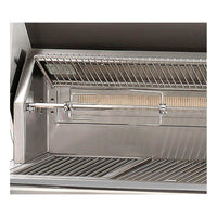 Alfresco ALXE 42-Inch Built-In Natural Gas Grill With Rotisserie in Jet Black Matte - ExceptionalFire