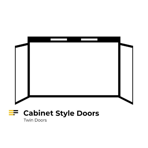 Stiletto - Masonry & Prefab Fireplace Glass Doors - Customer's Product with price 1755.00