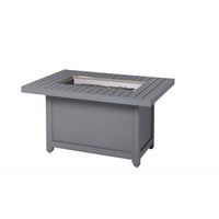 Napoleon Hamptons Grey Gas Fire Table, Rectangular HAMP1-GY - ExceptionalFire